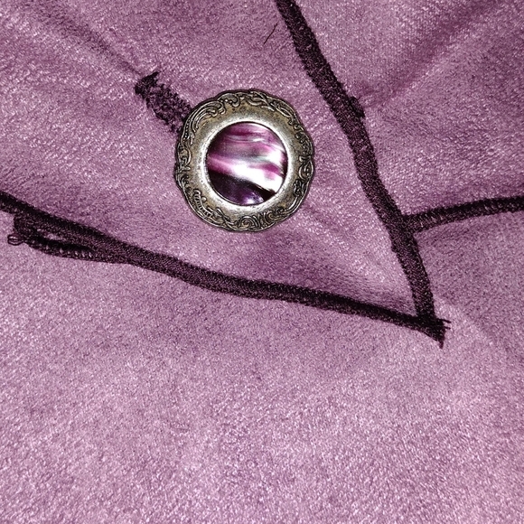 Wearable art vintage Fairy cloak Light purple cape wrap shawl - Picture 7 of 11